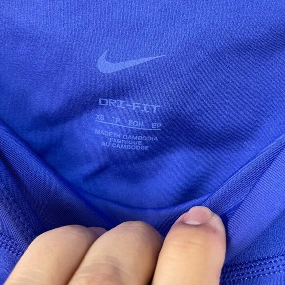 Nike One Women's Mid-Rise 7" Lapis Bike Training Shorts (DD0243-430) Purple XS - Picture 2 of 7